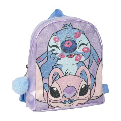 Λιλά Τσάντα νηπιαγωγείου Stitch & Angel