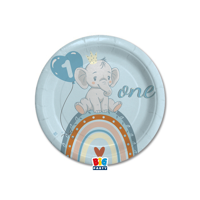 Γαλάζια Πιάτα γλυκού - One ελεφαντάκι 8 τεμ Γαλάζια Πιάτα γλυκού - One ελεφαντάκι 8 τεμ