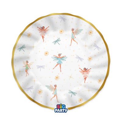 Χάρτινα Πιάτα φαγητού -  Νεράιδες 6 τεμ