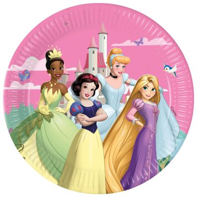 Πιάτα φαγητού Πριγκίπισσες Disney 8 τεμ
