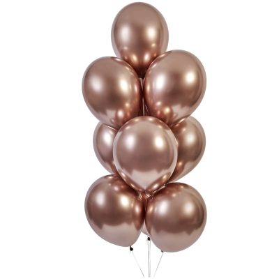 Shiny Rosegold λάτεξ μπαλόνι