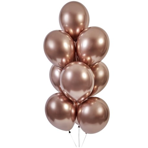 Shiny Rosegold λάτεξ μπαλόνι