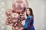 Shiny Rosegold λάτεξ μπαλόνι