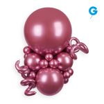 Shiny Ροζ λάτεξ μπαλόνι