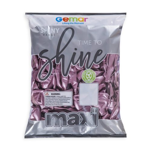 Shiny Ροζ λάτεξ μπαλόνι