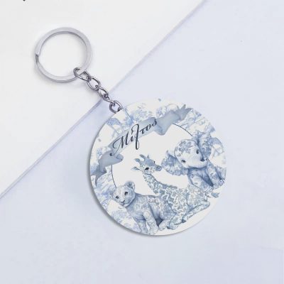 Μαγνητάκι Μπρελόκ - Blue Toile Ζώα Της Ζούγκλας