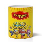 Μολυβοθήκη με Όνομα - Super Wings Κίτρινη