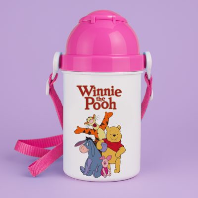 Παιδικό Παγούρι - Winnie The Pooh Ροζ 400ml-1