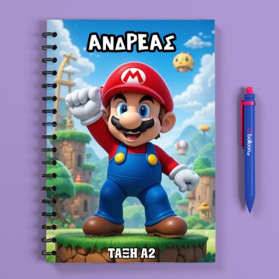 Προσωποποιημένο Τετράδιο - Super Mario Α5