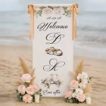 Υφασμάτινη Αφίσα Γάμου - Fairytale 1,30m