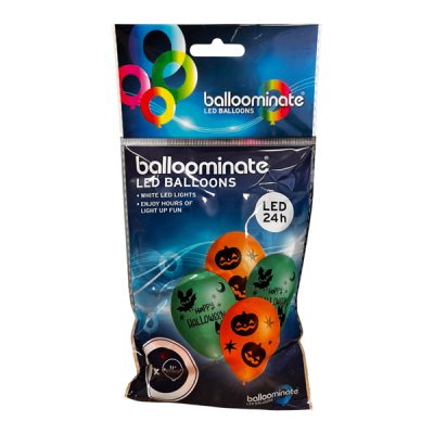 11'' Λάτεξ Μπαλόνια LED Γάτες και Νυχτερίδες 4 τεμ