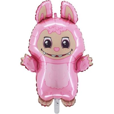 25'' Μπαλόνι Labubu - Ροζ