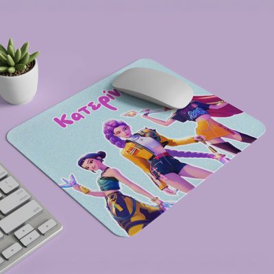 Mouse Pad - K-Pop Demon Hunters Squad-1