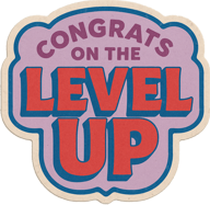 Ευχές Αποφοίτησης - Level Up sticker
