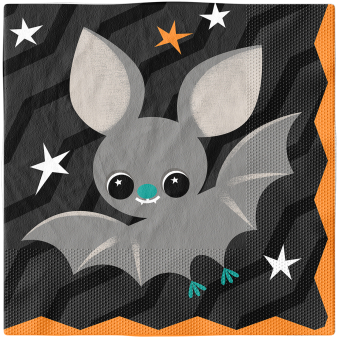 Halloween Χαρτοπετσέτες - Νυχτερίδα 16 τεμ