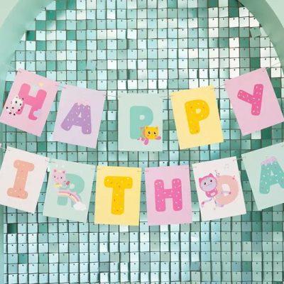 Γιρλάντα Happy Birthday Gabby's Dollhouse 180cm