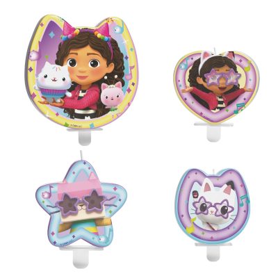 Κεράκια Γενεθλίων - Gabbys Dollhouse 4 τεμ