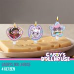 Κεράκια Γενεθλίων - Gabbys Dollhouse 4 τεμ