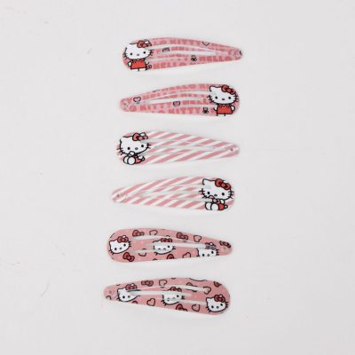 Κοκκαλάκια μαλλιών Hello Kitty 6 τεμ
