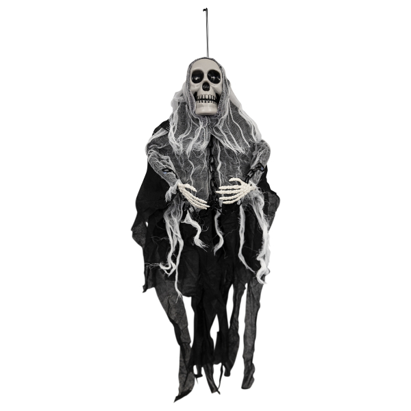 Animatronic Φιγούρα Halloween - Κρεμαστός Δαίμονας με φως και ήχο 80cm