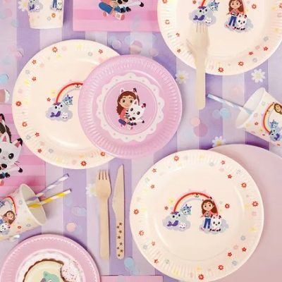 Πιάτα Φαγητού - Gabby's Dollhouse 6τεμ