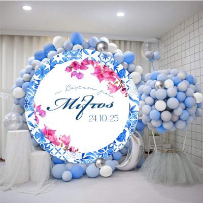 Αφίσα Βάπτισης - Βουκαμβίλια Στρογγυλή 1,30m-1