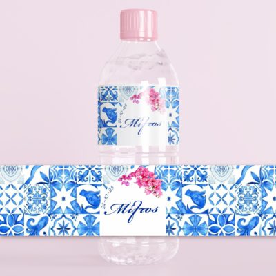 Ετικέτες για Μπουκάλια Νερού - Βουκαμβίλια (8 τεμ)