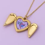 Μεταλλικό Κολιέ καρδιά - K-Pop Demon Hunters