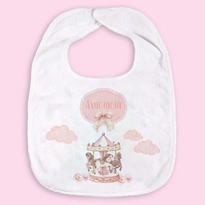 Σαλιάρα Ροζ Καρουζέλ