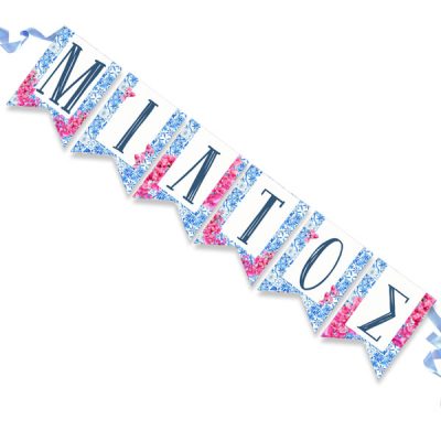 Σημαιάκια Mε 'Oνομα - Βουκαμβίλια