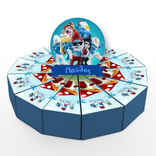 Χάρτινη Τούρτα - Στρουμφάκια