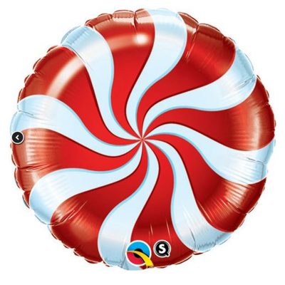 18'' Μπαλόνι Γλειφιτζούρι Swirl Κόκκινο