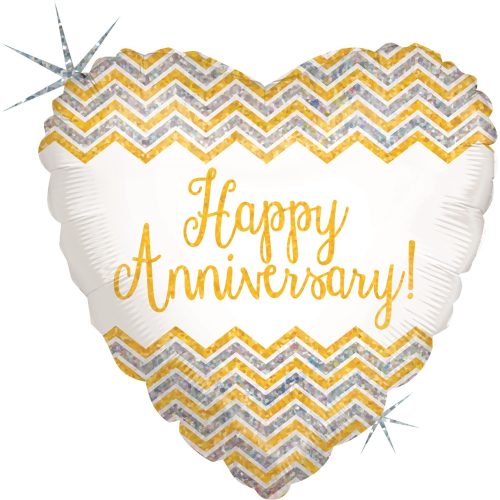 18 Μπαλόνι Επετείου Καρδιά Happy Anniversary
