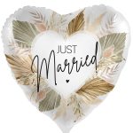 18 Μπαλόνι Just Married Boho