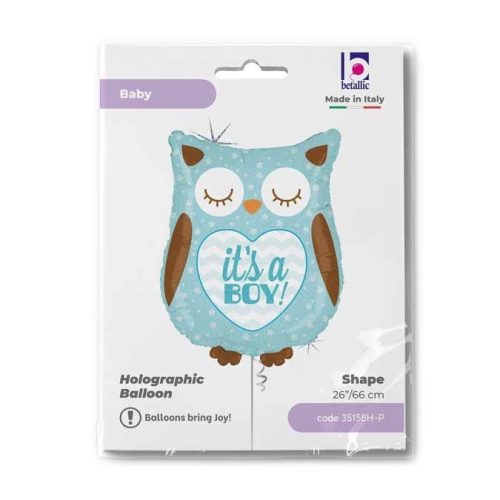 26 Μπαλόνι γέννησης Κουκουβάγια Βoy