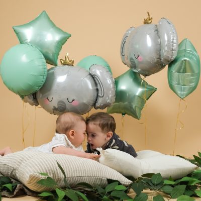 27″ Μπαλόνι Ελεφαντάκι με κορώνα