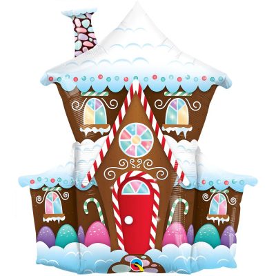 37 Μπαλόνι Χριστουγεννιάτικο ''Gingerbread'' Σπιτάκι