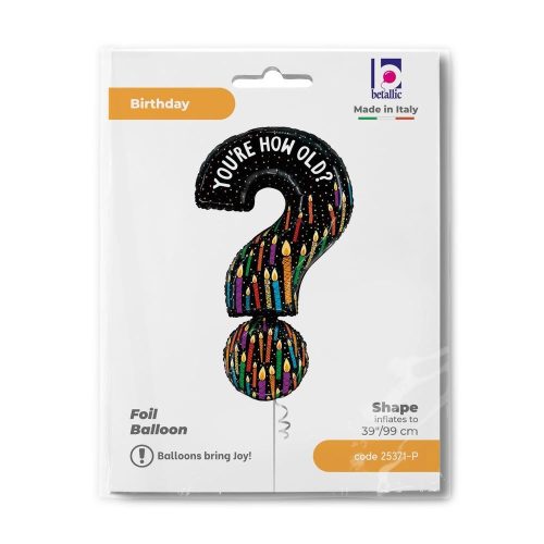 39 Μπαλόνι Γενεθλίων Ερωτηματικό You're How Old
