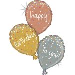 40 Μπαλόνι γενεθλίων τριπλό Birthday Balloons