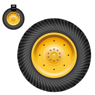 Πιάτα πάρτυ - Ρόδα Τρακτέρ 30 cm - 4 τεμ