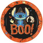 Χάρτινα Πιάτα - Stitch Halloween 8 τεμ