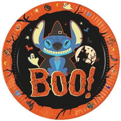 Χάρτινα Πιάτα - Stitch Halloween 8 τεμ