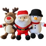 Χριστουγεννιάτικα Λούτρινα 16cm Τυχαία επιλογή