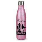 Παγούρι Θερμός ροζ χρυσό με Glitter - K-Pop Demon Hunters Huntrix group