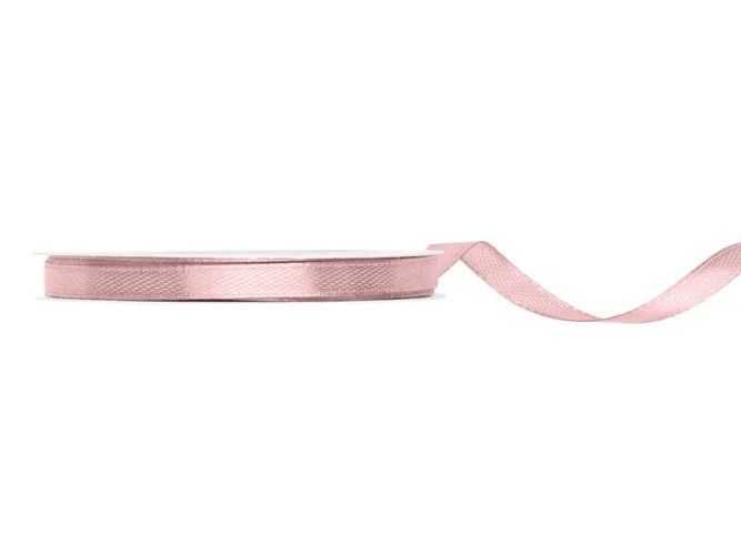 Light Dusty Pink Σατέν κορδέλα 25m