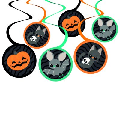 Swirl Διακοσμητικά Οροφής - Halloween 6 τεμ