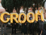 Τεράστια χρυσά μπαλόνια GROOM (5 τεμ)