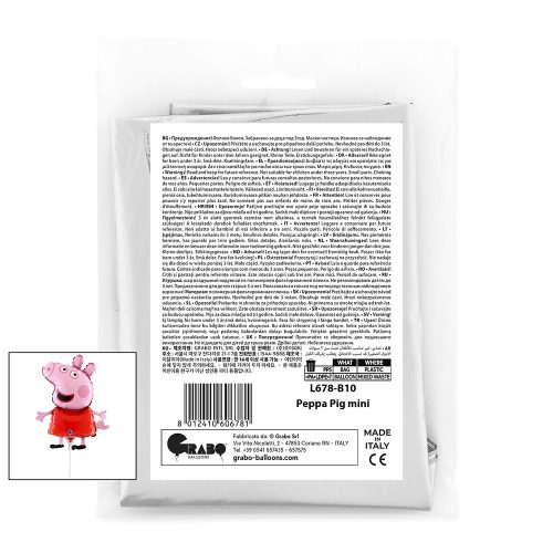 14 Mini Shape Μπαλόνι Peppa