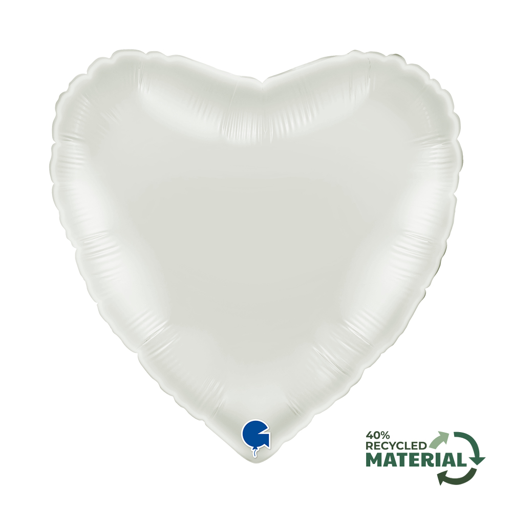 18'' Μπαλόνι Καρδιά Λευκή 18'' Μπαλόνι Καρδιά Λευκή