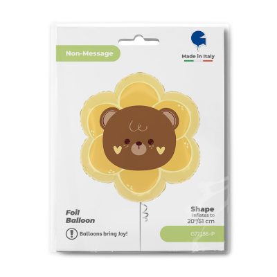 20'' Μπαλόνι Αρκουδάκι Λουλούδι